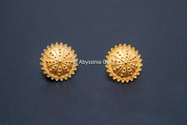 21k Gold small earrings